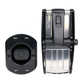 EASY MAKE CMKD3269 RALLADOR MANDOLINA, Alloy Steel, Black