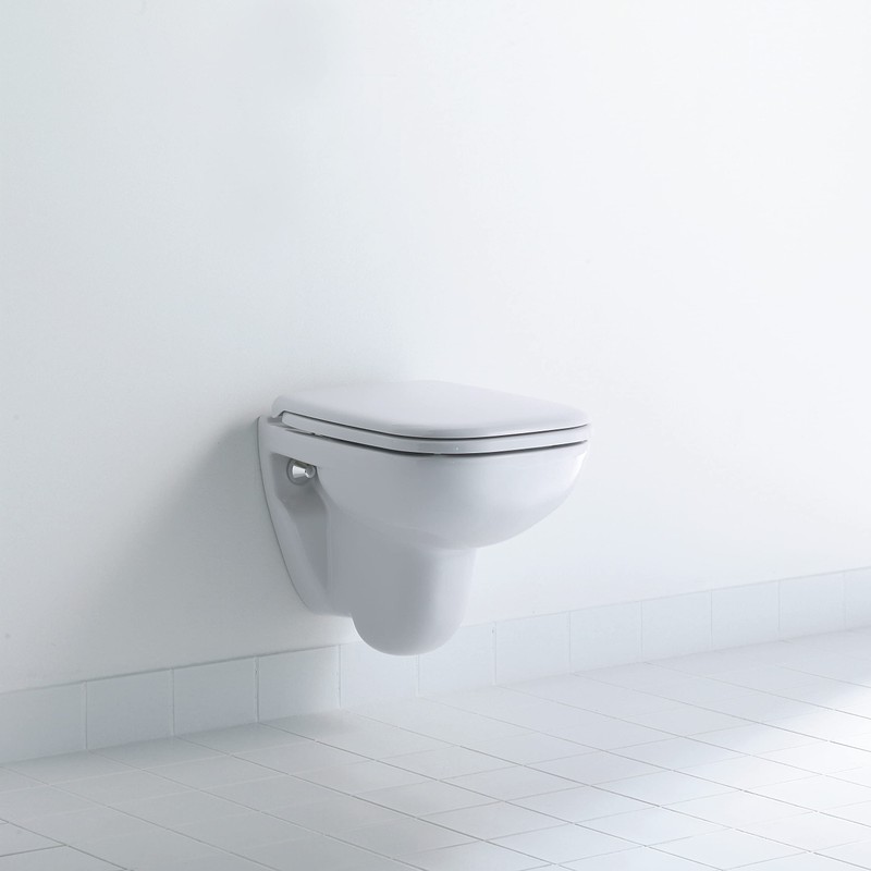 Duravit 0067390000 D-Code Toilet Seat and Cover, White Finish