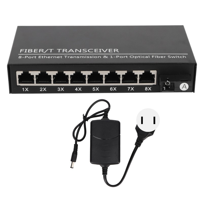 Tx1310nm RX1550nm Fiber Transceiver Up To 25km 1 Optical Port
