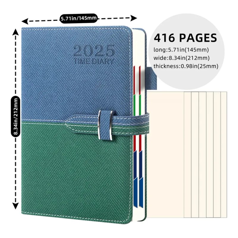 ~ Planificador Académico 2025, Calendario Semanal Y /