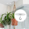 Adhesive Ceiling Hook - Weight-Bearing Stick-On Ceiling Hook, Sticky Ceiling