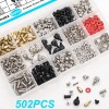 Bemaka 502PCS Computer Screws Assortment Kit, Motherboard Standoffs Screws PC