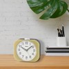 Seiko Kyoda II Non Ticking Bedroom Alarm Clock, 4 Inch,