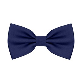 BEWDIO Navy Blue Bow Ties for Boys Pre Tied Toddler Bow Tie Adjustable Kids Baby Bowties for Wedding Party (58-01)