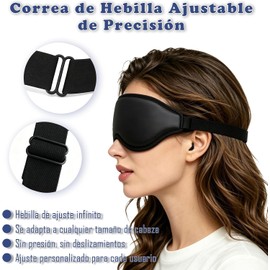Máscara de sueño 3D para hombres y mujeres,dormir con efecto ansiolítico