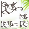 Mkono Hanging Plant Bracket Hook Iron Decorative Plant Hanger for