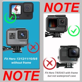 Higatful Aluminum Vertical Mount for Gopro, 90 Degree Direction Adapter Elbow Mount Compatible with GoPro Hero 13 12 11 10 9 Black Action Cameras