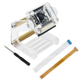 Freenove Cámara de 8MP para Raspberry Pi 5 4 B 3 B+ B A+ Zero W Jetson Nano con soporte ajustable y cable de cinta, ángulo de visión de 120°, salida 1