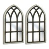 Putuo Decor Set of 2 Gothic Arch Window Frame Wall