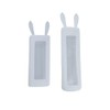 Pokinge 2Pcs Silicone TV Remote Control Cover Rabbit Air Condition