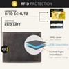 LEDEROW Men's Leather Wallet - Landscape Format Wallet with Gift