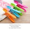 VEGCOO Clothesclips 48 Pieces Set Clothespins Durable and Windproof Laundry