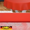 ANRO Oilcloth Tablecloth, Washable, Oilcloth, Garden Tablecloth, Outdoor, Indoor, Round,