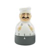 Taikemeti Kitchen Timer Mechanical Cooking Timer Countdown 1-60Min,Cute Chef Timer