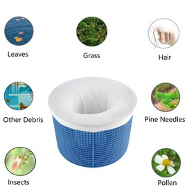 ANBOSE Pool Skimmer Socks of 35 Packs, Perfect Pool Savers for Filters, Baskets, and Skimmers, the Durable Filter Socks Nets Clean Debris and Leaves to Protect Your Pools and Spas