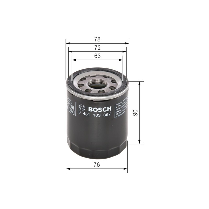Bosch Automotive P3367 Oil Filter Car