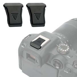 JJC 2pcs Hot Shoe Cover for Canon EOS R8 R50 R10 R7 R6 Mark II R5C R3 Shoe Cap Canon ER-SC2 Compatible Hot Shoe Cover Protection Black *Not Compatible with EOS R6 R5