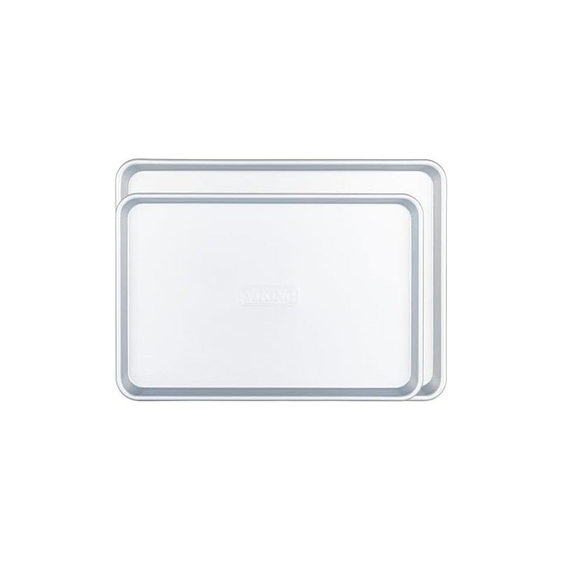 Viking Culinary Aluminized Nonstick Baking Sheet Set, 15 Inch &