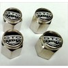 Compatible with Pontiac GTO 5.7 6.0 Litre LS2 Valve Stem Caps (Chrome - Black 6.0)