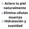 Esponjabon de Concha Nácar Aclarante 2 en 1 T.Taio. Reduce