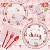 MEHOFOND Cherry Party Decorations, She's the Cherry Top on Paper