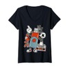 Womens X Retro Robot Character Fun Cartoon Boom Box Flash