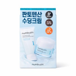 Numbersin No. 1 Pantothenic Acid Active Soothing Cream 80 ml 1+1, 1 unit, 160ml / 넘버즈인 1번 판토텐산 액티브 수딩크림 80 ml 1+1, 1개, 160ml