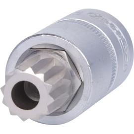 KS Tools 150.9364 1/2" oil drain bit socket, XZN, M16