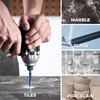 toolant Diamond Drill Bits Set 5PCS, Glass Drill Bits for