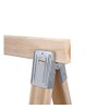 2-Piece Heavy Duty Sawhorse Brackets with 400Lb / 180Kg Capacity