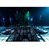 Loccor 8x6ft Fabric DJ Music Mixer Backdrop Professional DJ Mixer