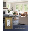 ZILLSEA Metal Wall Plates, Switch Plates and Outlet Covers, Decorative