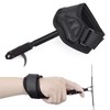 ELONG Archery Compound Bow Release - Adjustable Black Wrist Strap