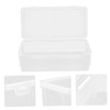 FUNOMOCYA 2pcs Medium Plastic Storage Box Set Office Classroom Container