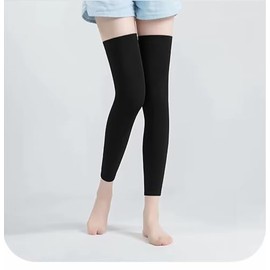 [SAN LIKE] [Gentle on Knees] Knee Warming Supporter, Thin, 100% Cotton, Loose, Thermal, Breathable, One Size Fits Most, Pack of 2, Cold Protection, Exercise, Walking, Standing Work, Injury Prevention