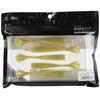 DUO Worm Beach Walker Howl Shad 4" Flounder Gold S014