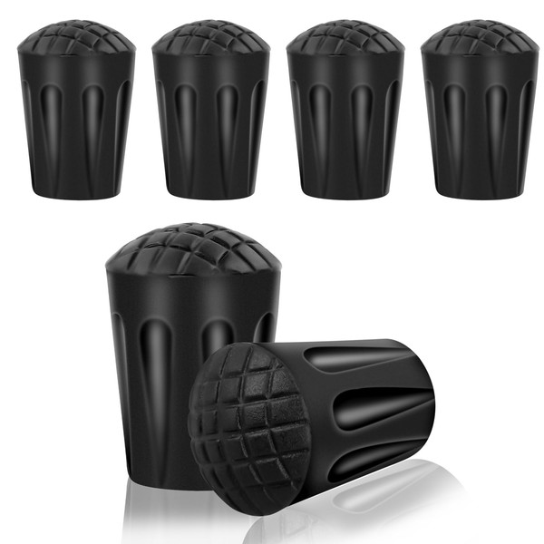 Rubber Buffer for Hiking Poles, Pack of 6 Walking Sticks,