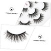 OHPHCALL 3 Boxes Eyelash Cluster Natural False Lashes Full Length