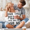 JOTOM Cushion Cover Hug This Pillow Until You Can Hug