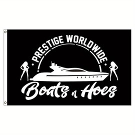 Ship & Letter Print Room Decor Banner, 1 Count Wall Hanging Backdrop Banner for College Dorm Room Home Decor, Mean Girls Decorations