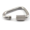 M12 Delta Quick Link 304 Stainless Steel Triangle Carabiner Heavy