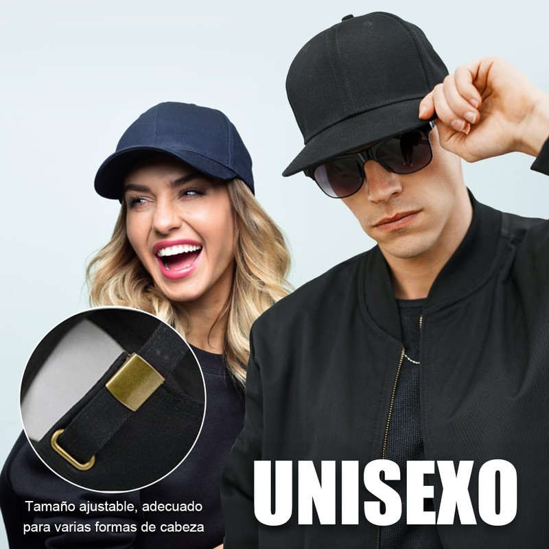 Gorras de Béisbol Unisex, Paquete de 3 Gorras de Tenis