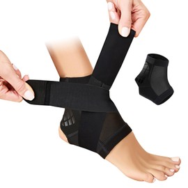 Ankle Supporter, Fixed [Band Compression / Ultra-Thin] Ankle Support, For Sports, Thin, Foot Support, Achilles Tendon Support, Antibacterial, Deodorization, Breathable, Stretchable, Heel Support, For