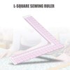 Plastic L-Square Shape Ruler French Curve Sewing Measure Professional Tailor