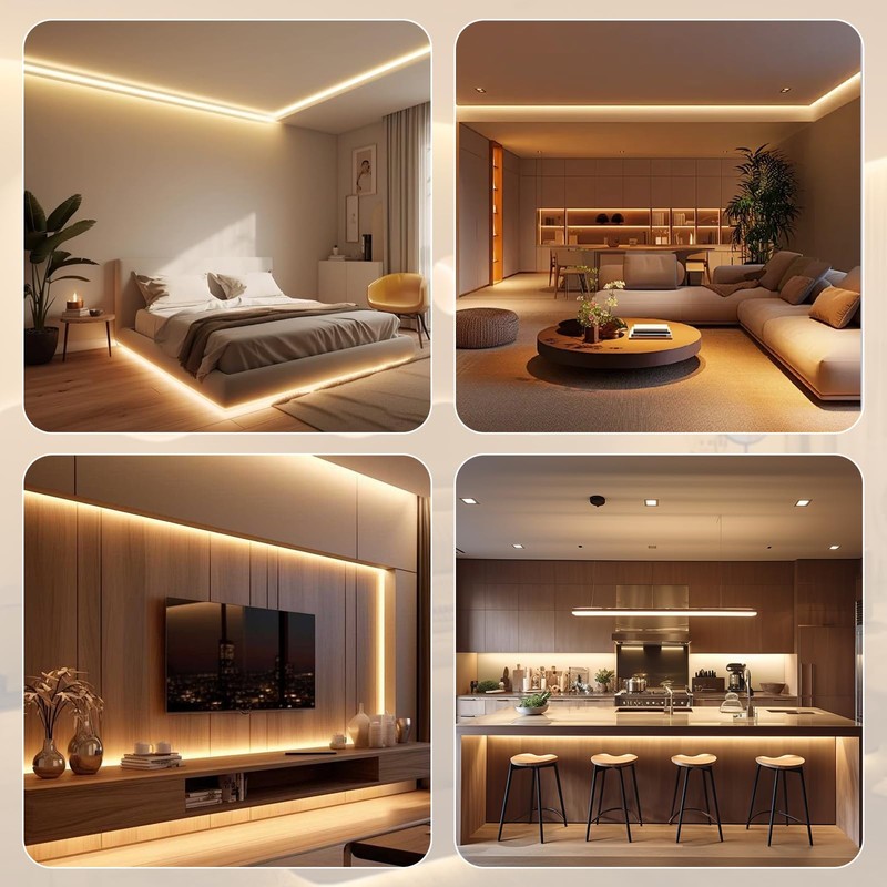 COB LED Strip 10 m Warm White, LED Strip 3000