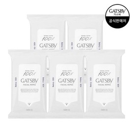Gasbi 갸스비 훼이셜 페이퍼 아이스 타입 15매 5개 Gatsby Facial Paper Ice Type 15 Sheets 5 Pieces