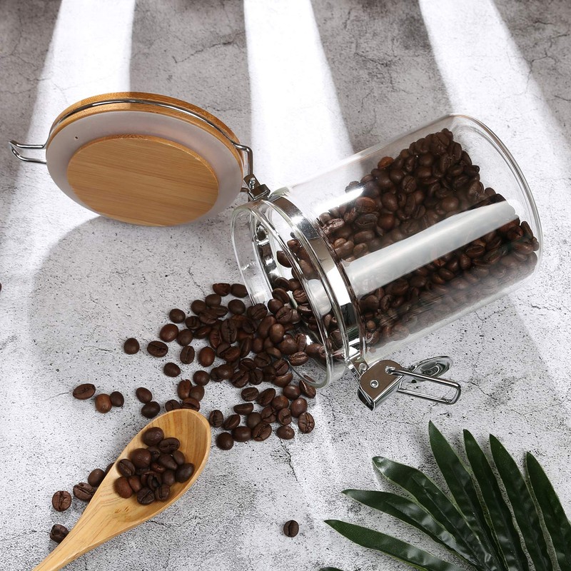 KKC Coffee Beans, Storage Container, Airtight, Coffee Canister, 7.1 oz