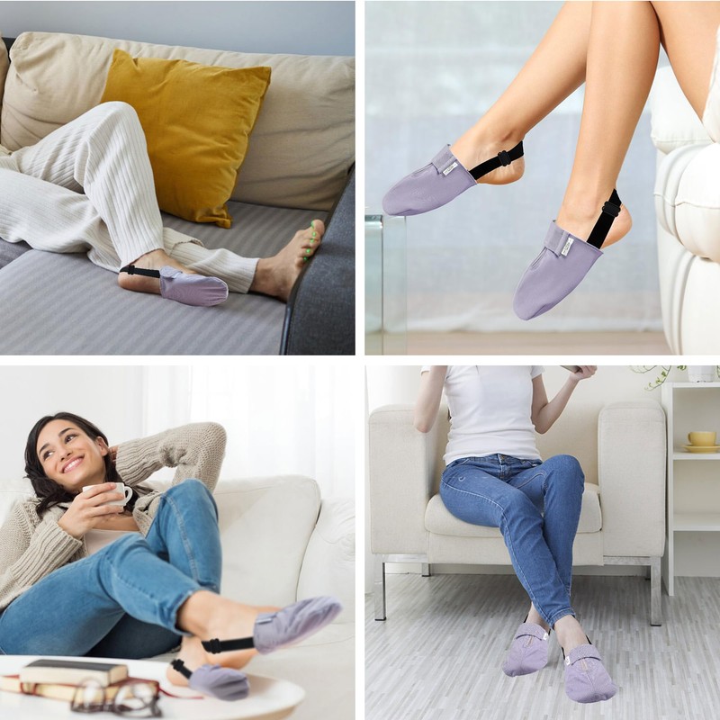 Fuz Bigaza 2 Pack Castor Oil Feet Wrap,Castor Oil Warp