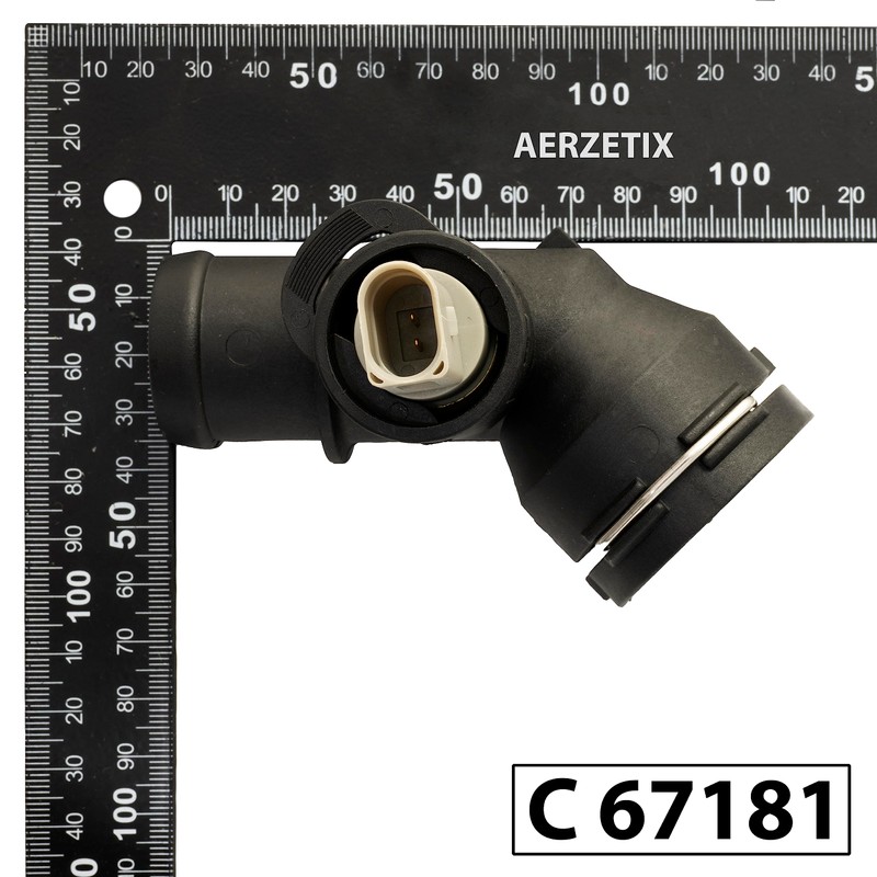 AERZETIX - C67181 - Coolant flange with gasket, sensor and