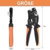 KF CPTEC Self-adjusting wire end ferrule pliers, 0.08-16 mm², square